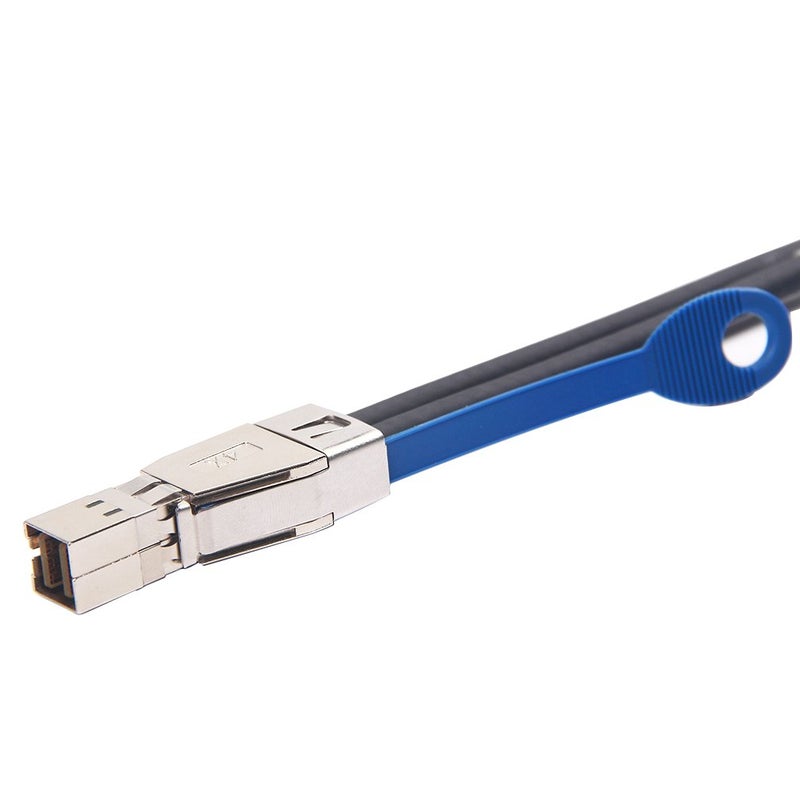 10Gtek 12G Mini SAS HD SFF-8644 to SFF-8644 Cable for NVMe Enclosure/Storage Array, SAN & JBOD Compatibility, 100-Ohm, 5-m(16.5ft) - Image 2